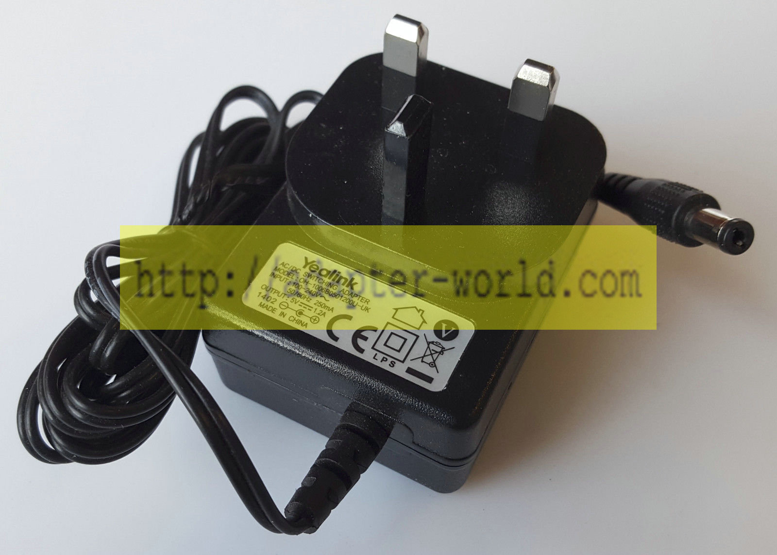 *Brand NEW* YEALINK OH-1006B0501200U-UK 5V 1.2A AC/DC ADAPTER POWER SUPPLY